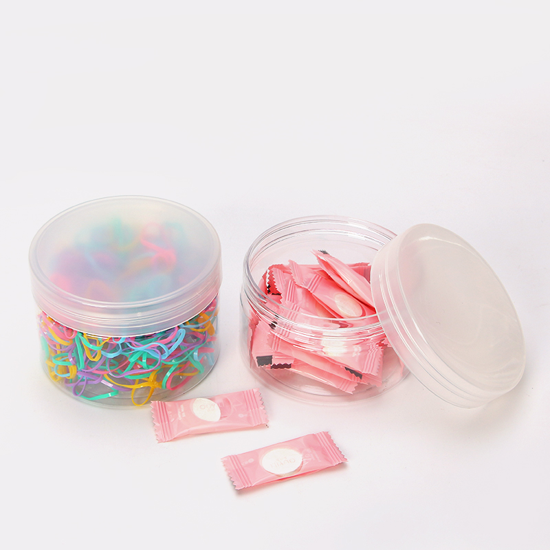 Wholesale proper price Cosmetic plastic bottle Pet container plastic jar, plastic container with lid