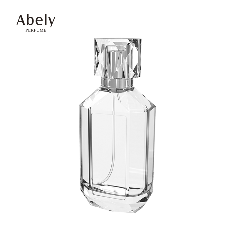 Wholesale pump spray 100ml clear empty glass perfume bottle bulk designer perfume bottles supplier