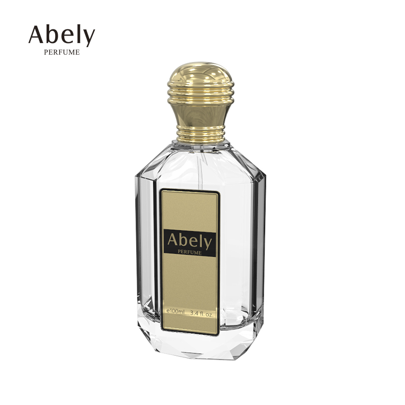 Wholesale pump spray 100ml clear empty glass perfume bottle bulk designer perfume bottles supplier