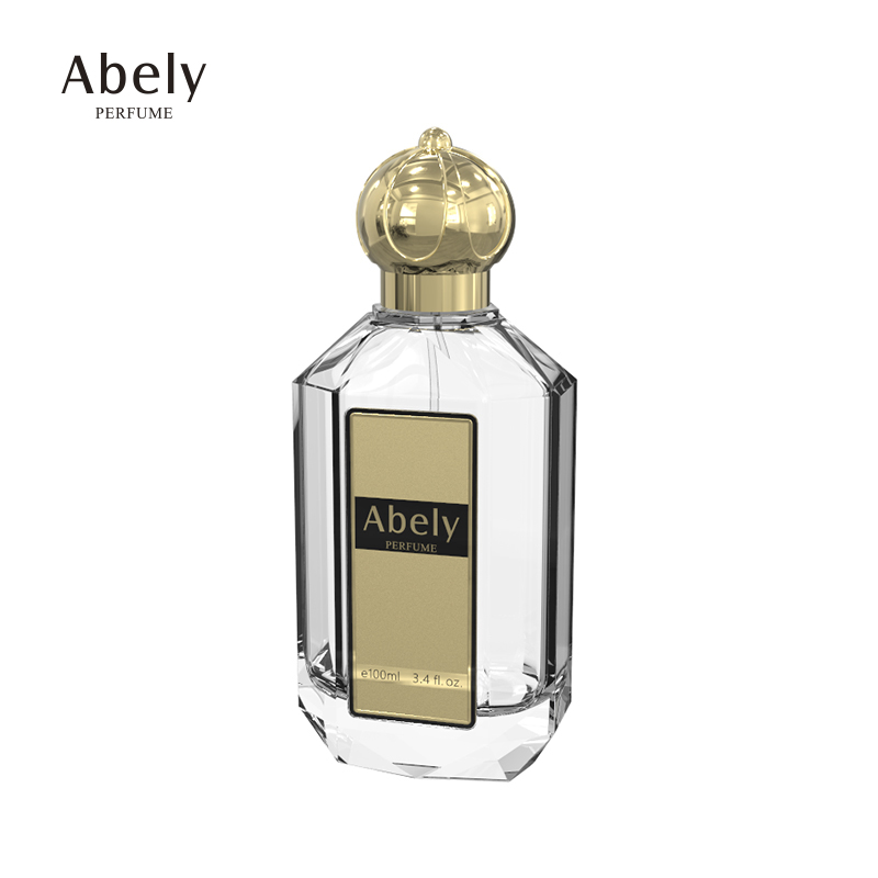 Wholesale pump spray 100ml clear empty glass perfume bottle bulk designer perfume bottles supplier