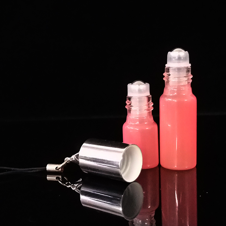 Wholesale roller ball bottle clear essential oil 10ml empty glass roller bottle