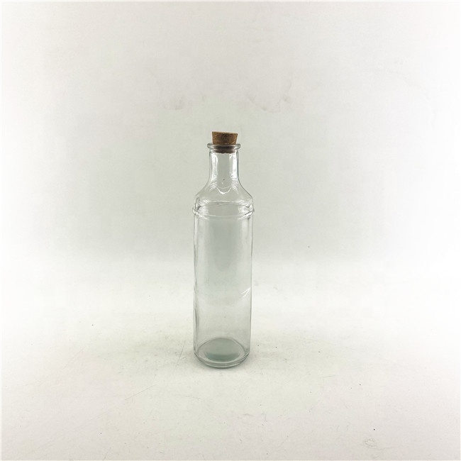 Wholesale sauce jars glass miron glass jars wood lid clear glass jars