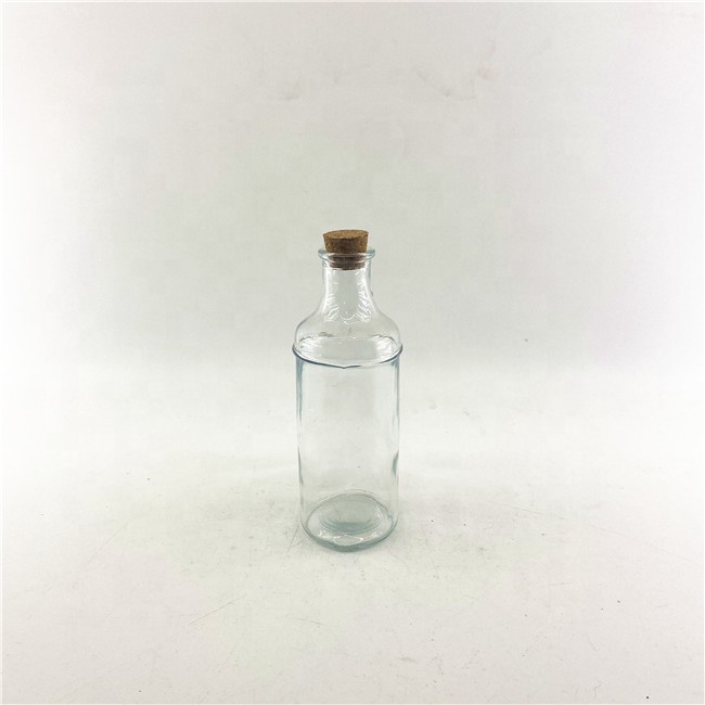 Wholesale sauce jars glass miron glass jars wood lid clear glass jars