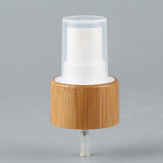 Wholesale screw cap nature wooden lid bamboo screw top cap for glass perfume diffuser bottle