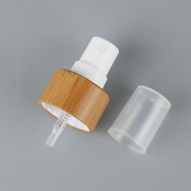 Wholesale screw cap nature wooden lid bamboo screw top cap for glass perfume diffuser bottle
