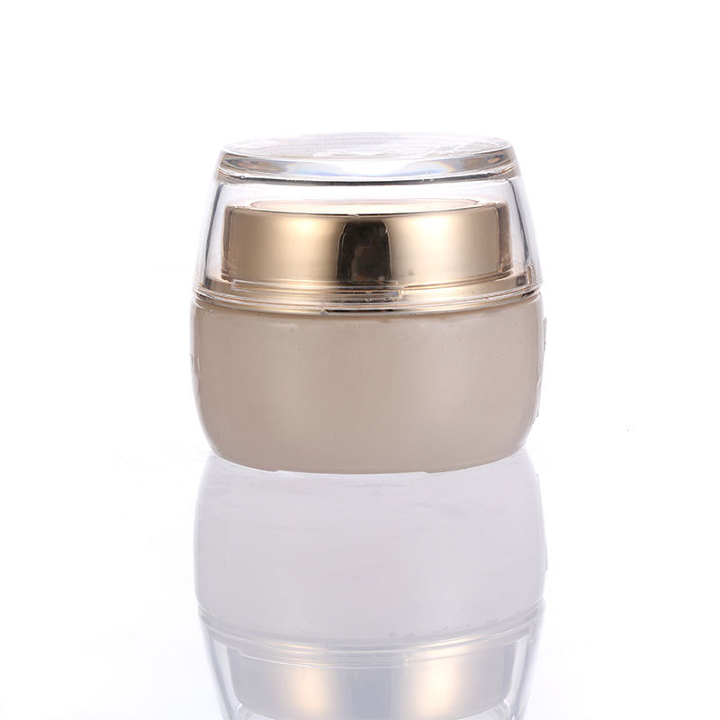 Wholesale skin care cream use lotion bottle new designs luxury gold and jar support customization