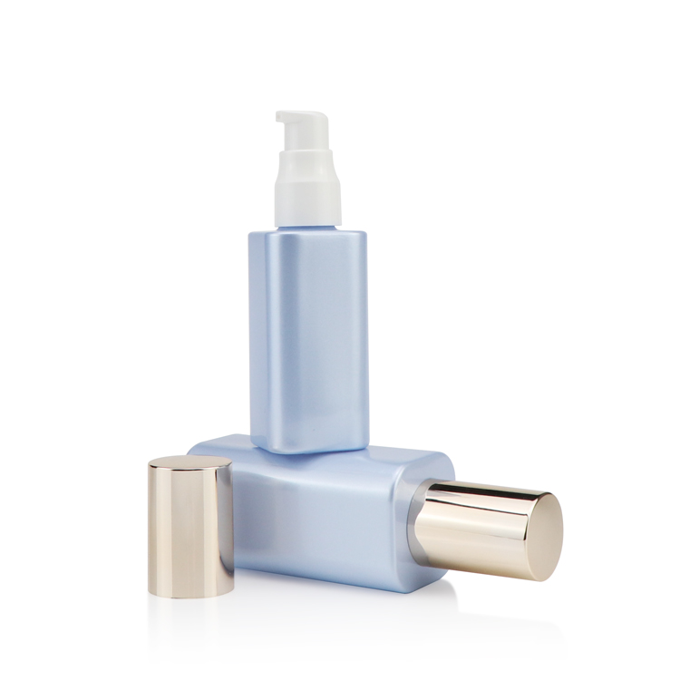 Wholesale skin care packaging sets 40g 40ml 80ml 120ml blue cosmetic bottle container face cream jar for sale