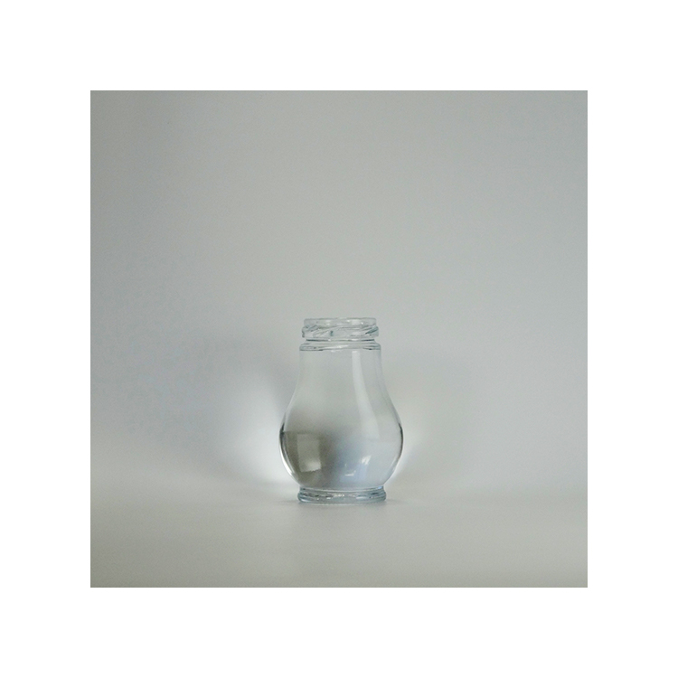 Wholesale small 30ml 50ml clear glass bottle with aluminum cap
