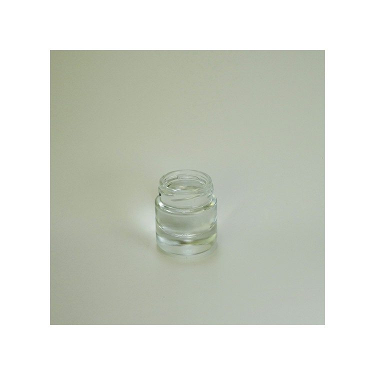 Wholesale small 30ml 50ml clear glass bottle with aluminum cap