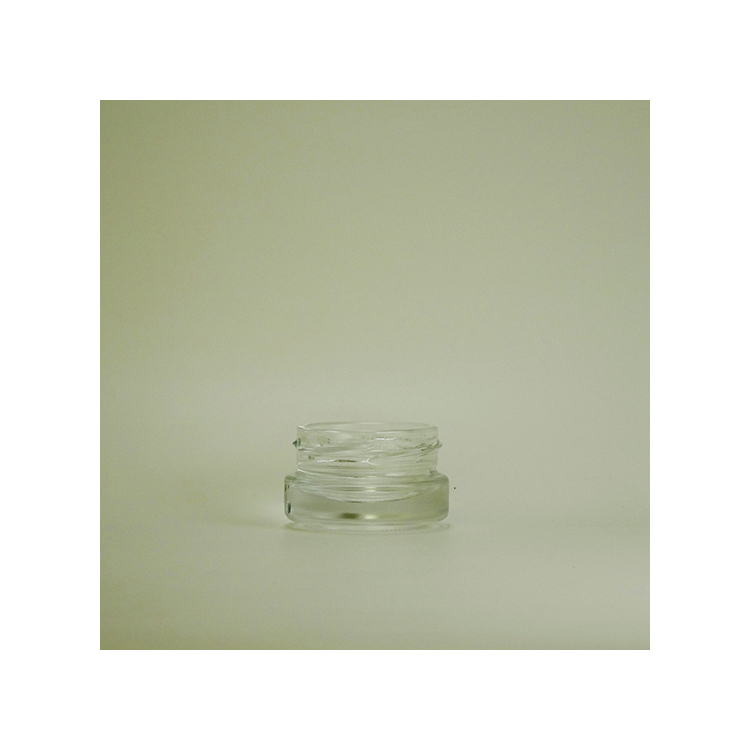 Wholesale small 30ml 50ml clear glass bottle with aluminum cap