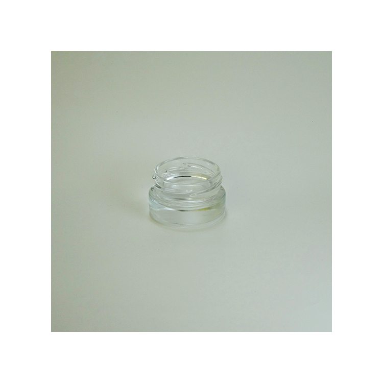 Wholesale small 30ml 50ml clear glass bottle with aluminum cap