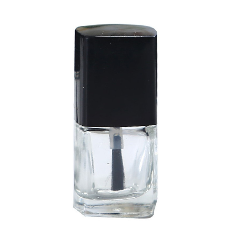 Wholesale square nail polish bottle glass empty