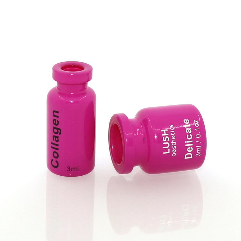 Wholesale steroid glass vials aluminum cap 10ml medical vials for serum custom cosmetic or medical packaging