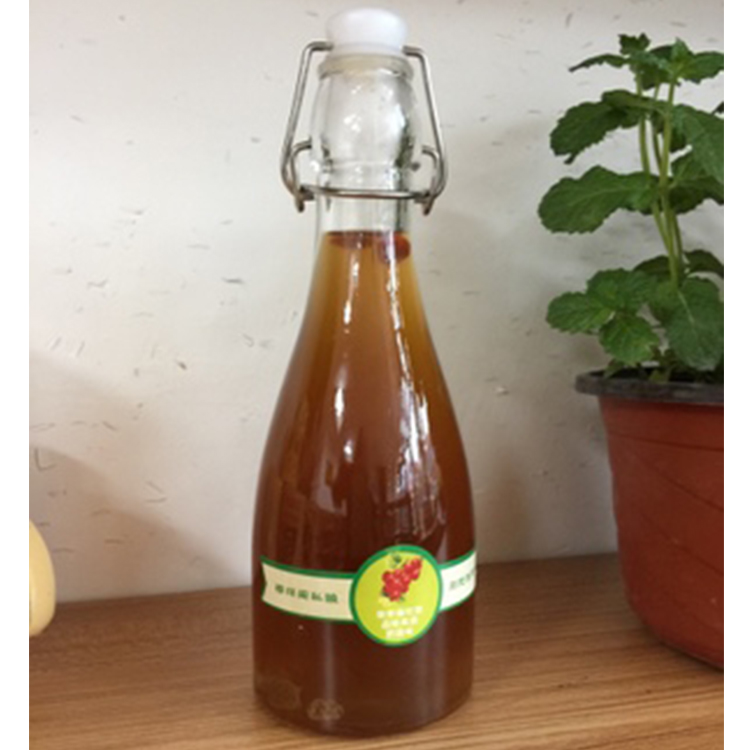 Wholesale swing top 250 glass bottles airtight glass beverage bottles with custom logo