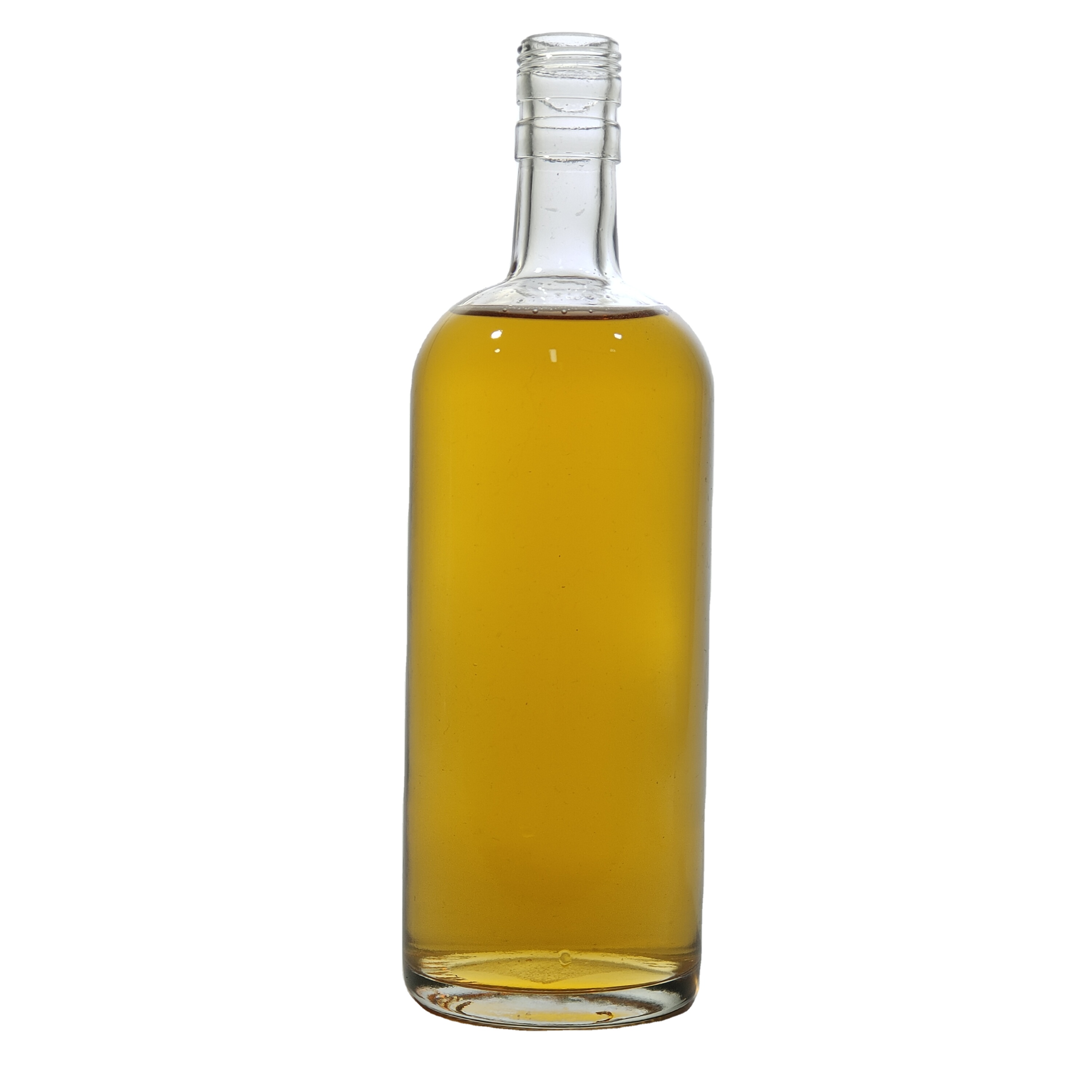 Wholesale transparent 750ml clear glass empty bottle vodka