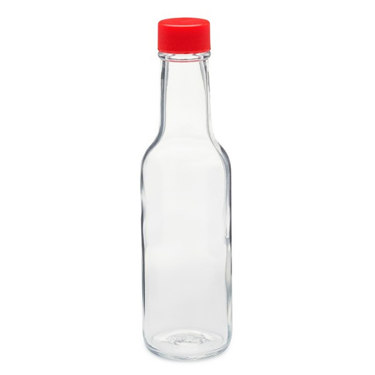 Wholesale transparent 8oz sauce bottle with lid for fifo sauce