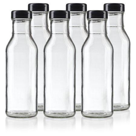 Wholesale transparent 8oz sauce bottle with lid for fifo sauce