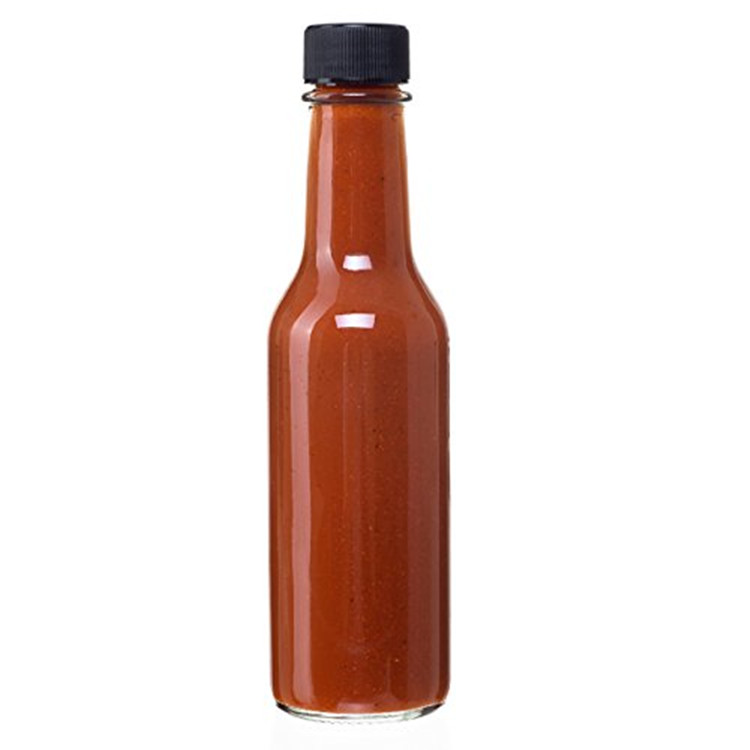 Wholesale transparent 8oz sauce bottle with lid for fifo sauce
