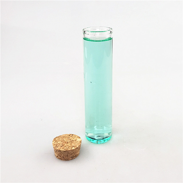 Wholesale various transparent glass tube mini glass bottle with cork lid