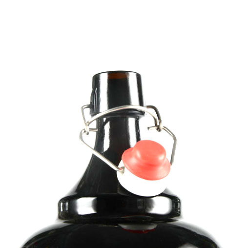 Wholesale water bottles gallon glass beer bottle swing top amber beer growler 32oz 64oz