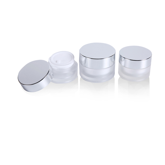 Wholesale white 15g 50g cream 30g acrylic cosmetic jar