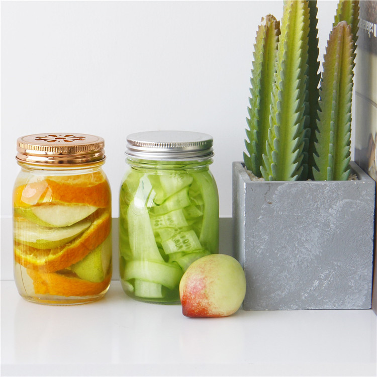 Wholesaler 60ml 360ml 500ml Wide Mouth Food Glass Jar