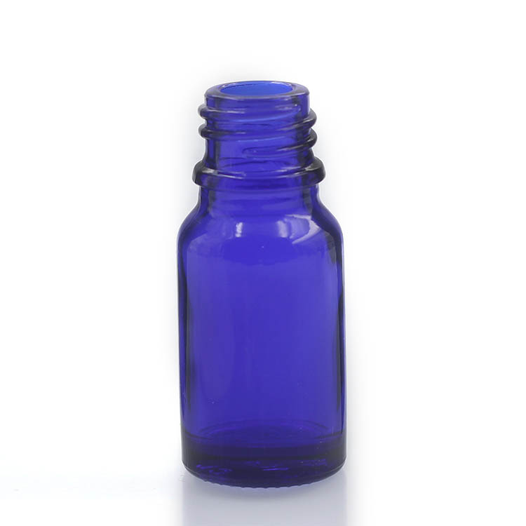 Wholesales 10 Ml Oil Bottle Blue Glass Cosmetic E Liquid Bottle