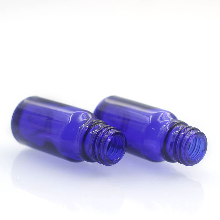 Wholesales 10 Ml Oil Bottle Blue Glass Cosmetic E Liquid Bottle