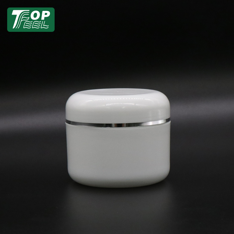 Wholesales 100ml 200ml Large Capacity White PP Plastic Cream Cosmetics Jar