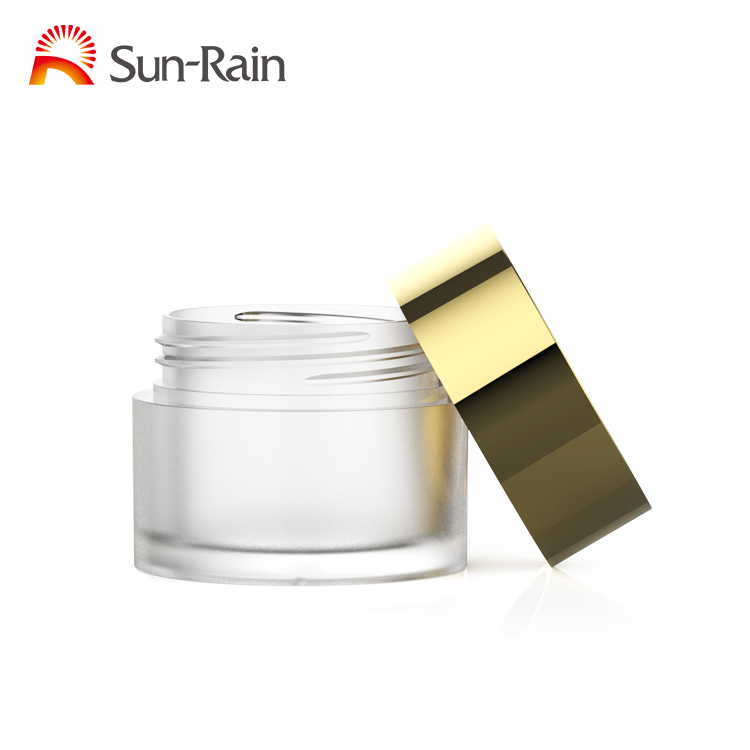 Wholesales 30g acrylic cosmetic silver cream jar frost eye cream jar