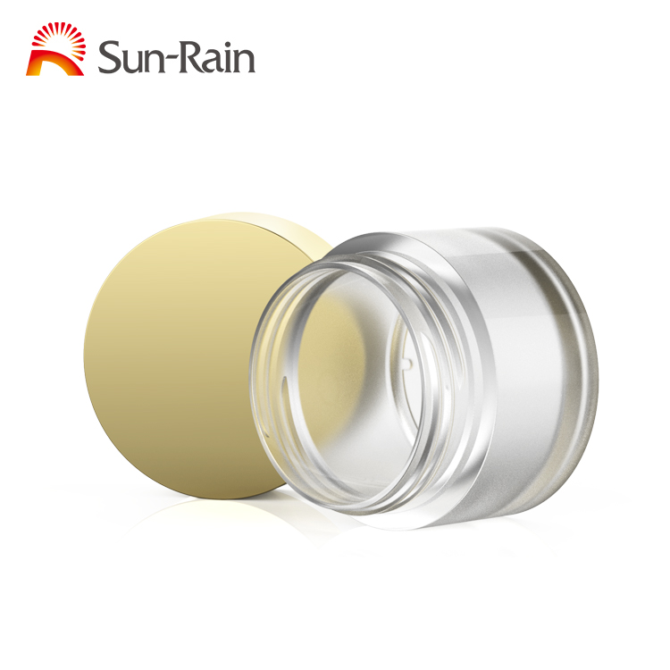 Wholesales 30g acrylic cosmetic silver cream jar frost eye cream jar