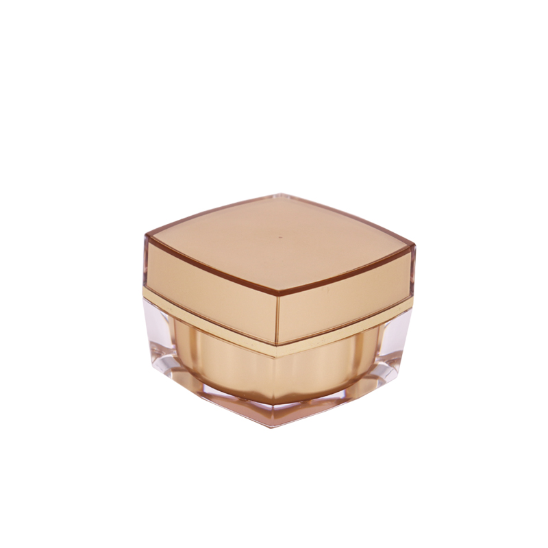Wholesales Cosmetic Packaging 5g 10g 15g 30g 50g Square shape Acrylic Cosmetic cream jar