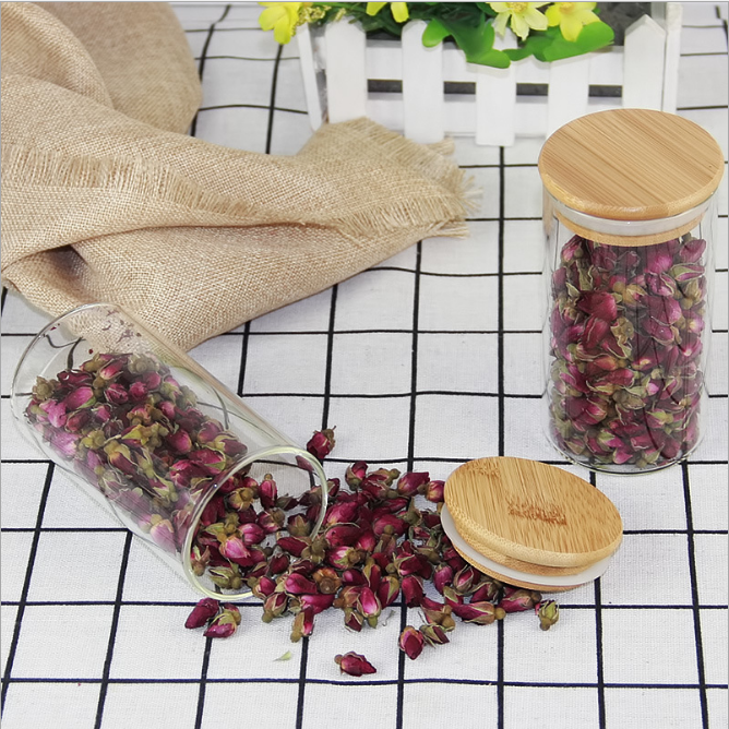 Wholesales Factory Price Food Storage Honey Glass Jar with Lid Top