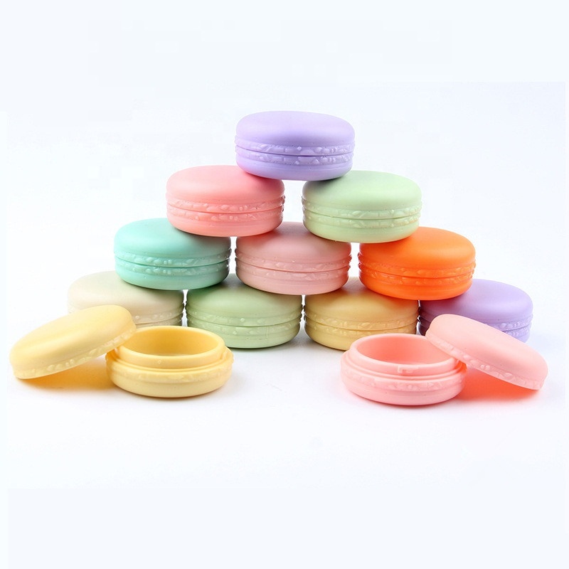 Wholesales  Macaron styles Candy Color empty lip balm container 5g 10g cosmetic body cream jar