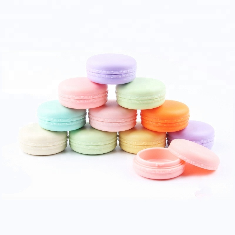 Wholesales Macaron styles Candy Color empty lip balm container 5g 10g cosmetic body cream jar