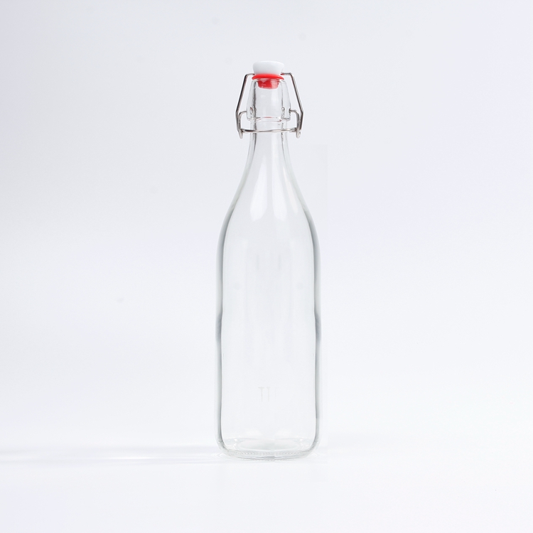 Wholesales Swing Top Bottle Seal Glass Bottle 1000ml 1l 750ml 500ml for Juice liquor