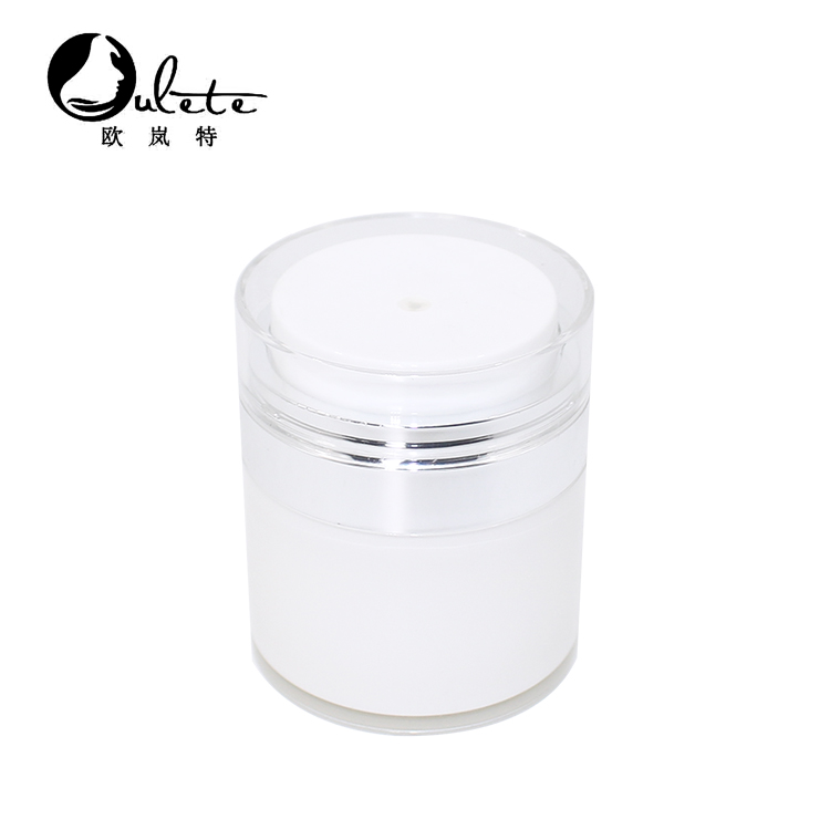 Wholesales acrylic cosmetic airless jar 15ml 30ml 50ml airless cream jar
