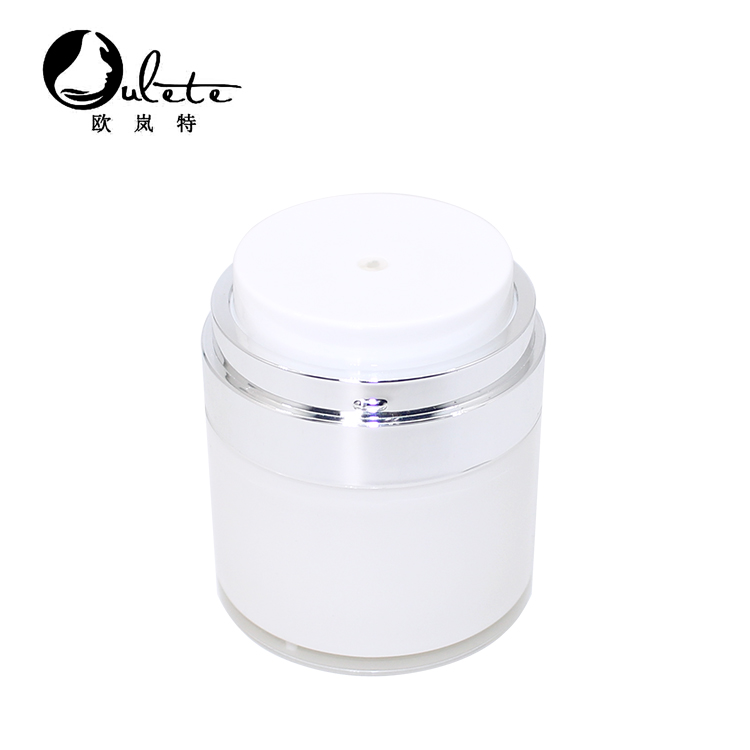 Wholesales acrylic cosmetic airless jar 15ml 30ml 50ml airless cream jar