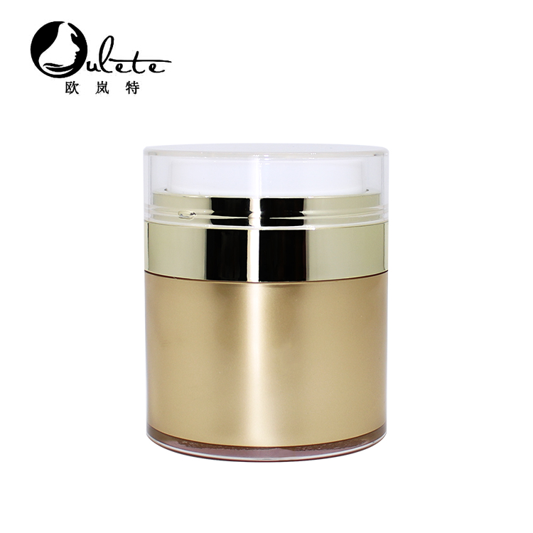 Wholesales acrylic cosmetic airless jar 15ml 30ml 50ml airless cream jar