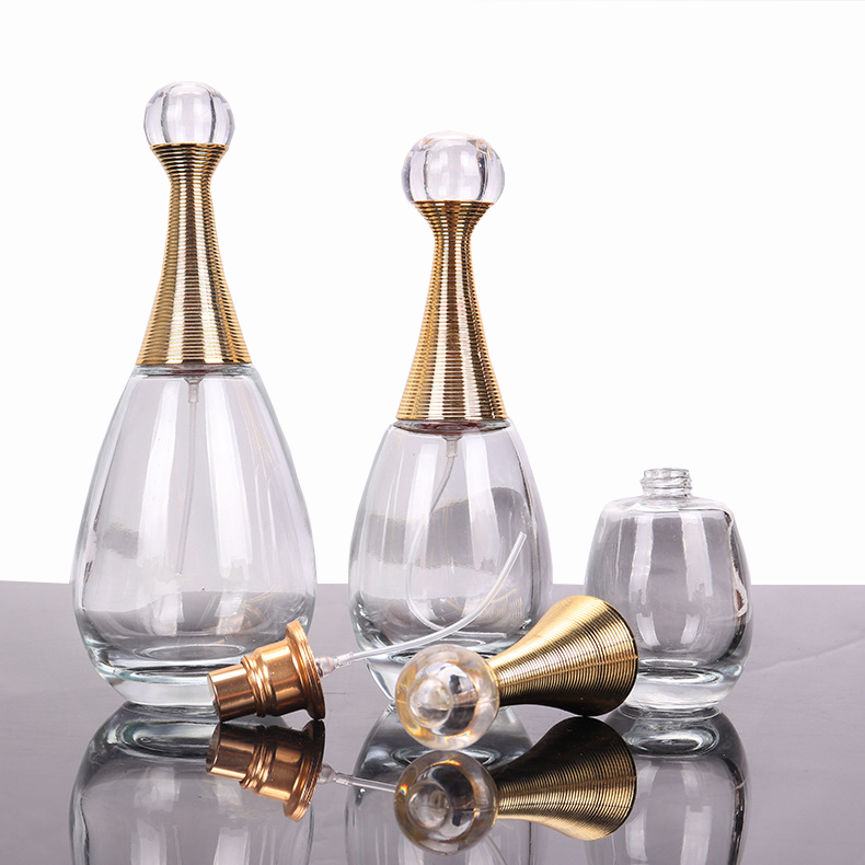 Wholesales hot selling 30ml portable travel press packaging spray glass perfume bottle for fragrance