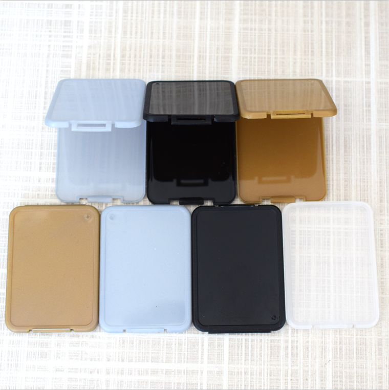 Wholesales plastic PP shatter container clear gold silver black for wax dab packaging slim shatter box