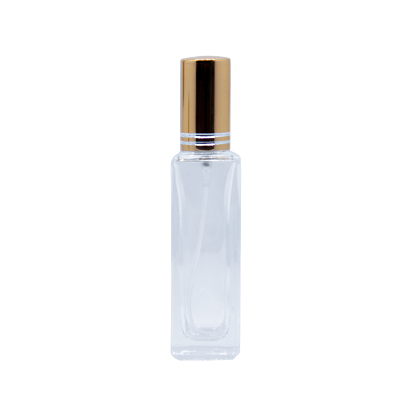 Whosale 10Ml Square Clear Roller Glass Bottle 100ML Perfume Essential Oil Roll On Cube Glass Bottle
