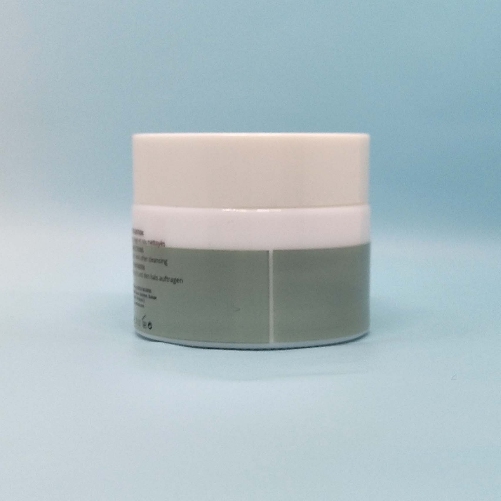 Whosale 50g 60g White Ceramic Cosmetic jar for face cream empty containers pink red and green