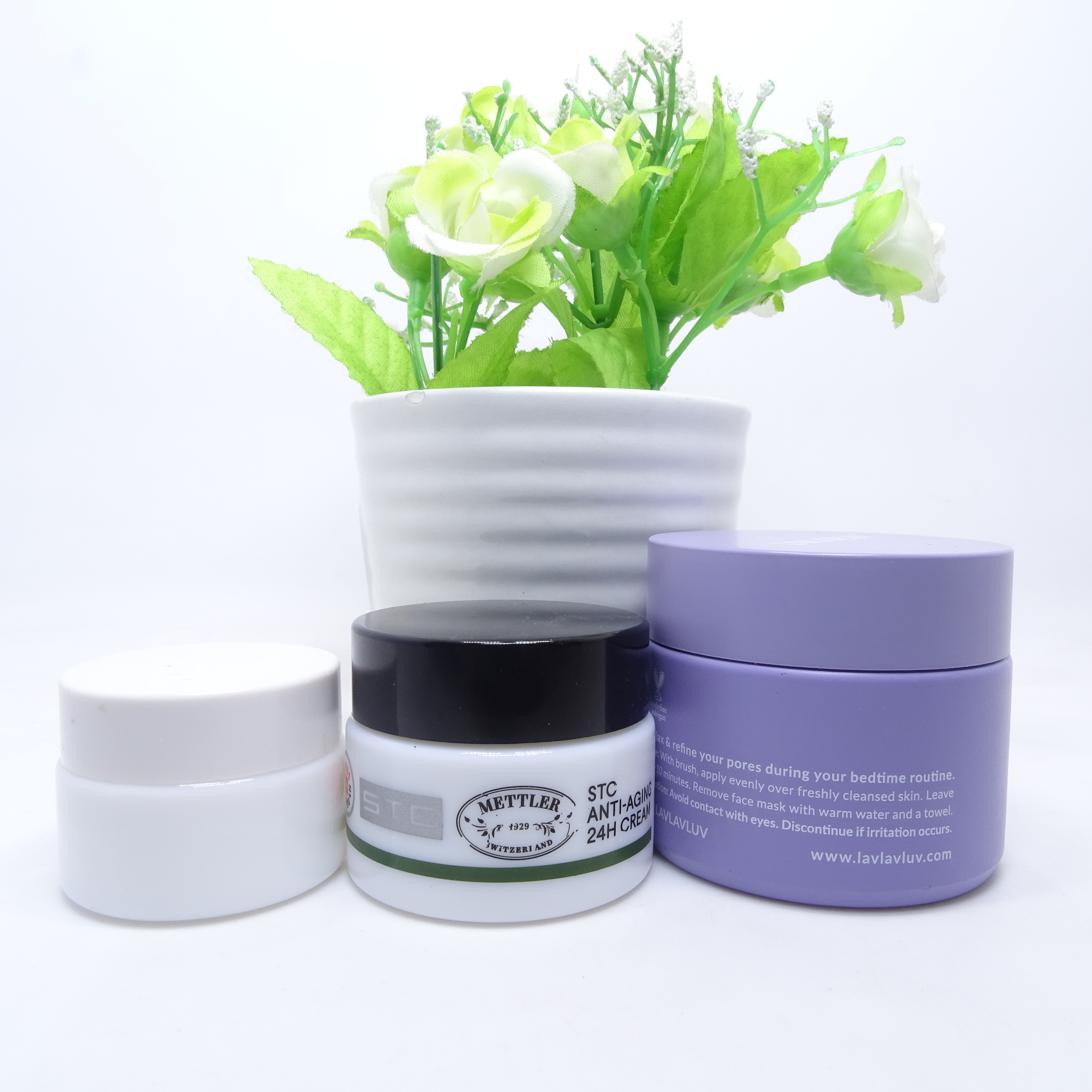 Whosale 5g 10g 30g 50g 100g Opal glass jar eye cream cosmetic glass jar with lid