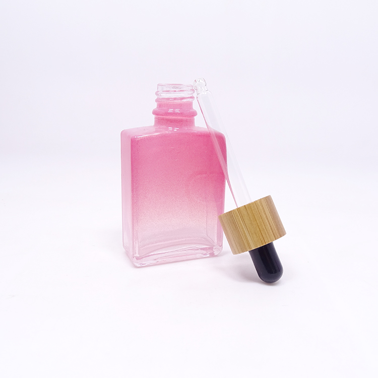 Whosale OEM Luxury cosmetics packaging square glass perfume bottle