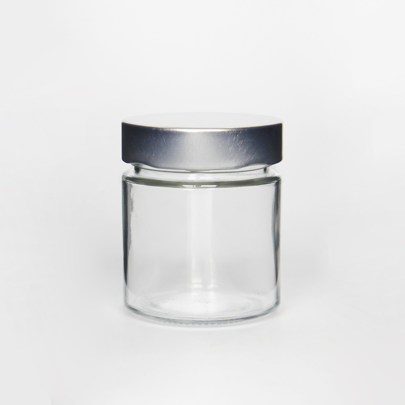 Wide Mouth 106ml 212ml 314ml Glass Jars For Peanut Butter/ Cookie Storage Jar