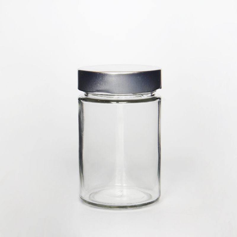 Wide Mouth 106ml 212ml 314ml Glass Jars For Peanut Butter/ Cookie Storage Jar