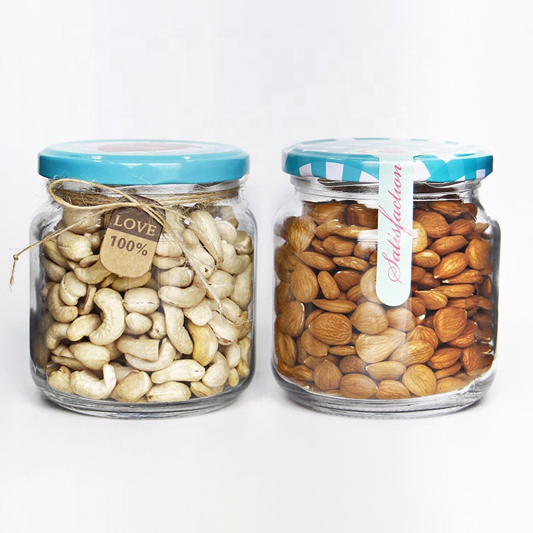 Wide Mouth 16oz 500ml Preserves Glass Jar For Jam Honey Coconut Oil