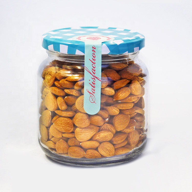 Wide Mouth 16oz 500ml Preserves Glass Jar For Jam Honey Coconut Oil