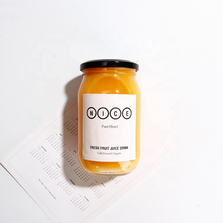 Wide Mouth 16oz Glass Mason Canning Jar With Twist Off Lid For Tomato Sauce Jan Package